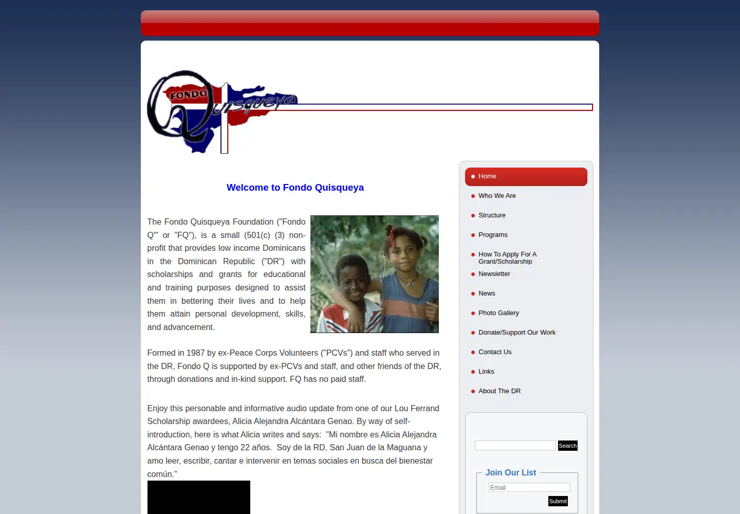 Screenshot of fondoq.org