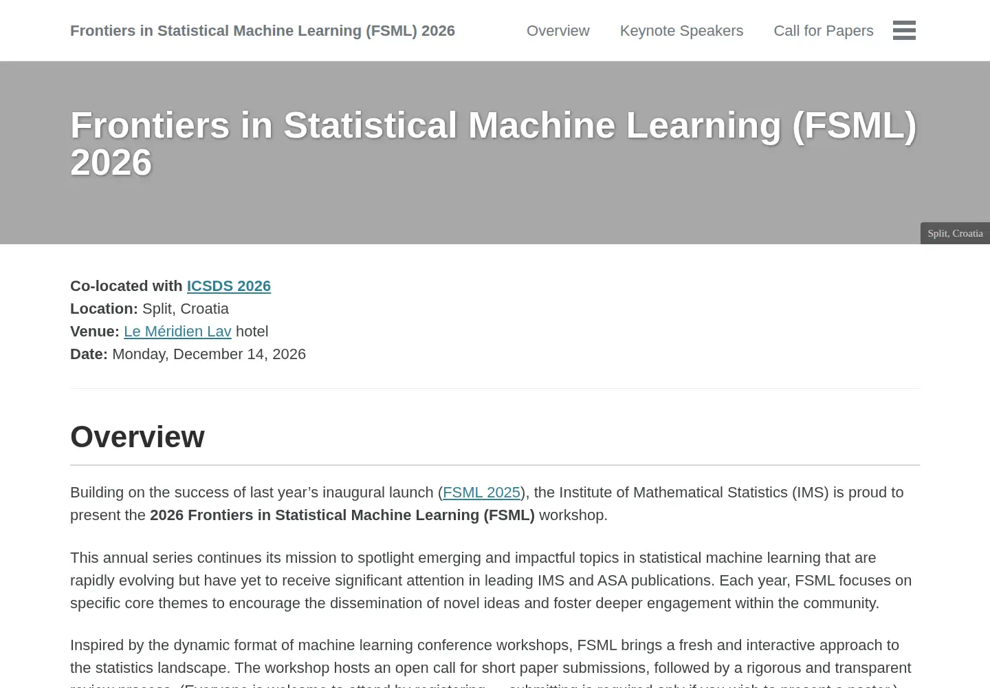 Screenshot of fsml-ims-workshop.org