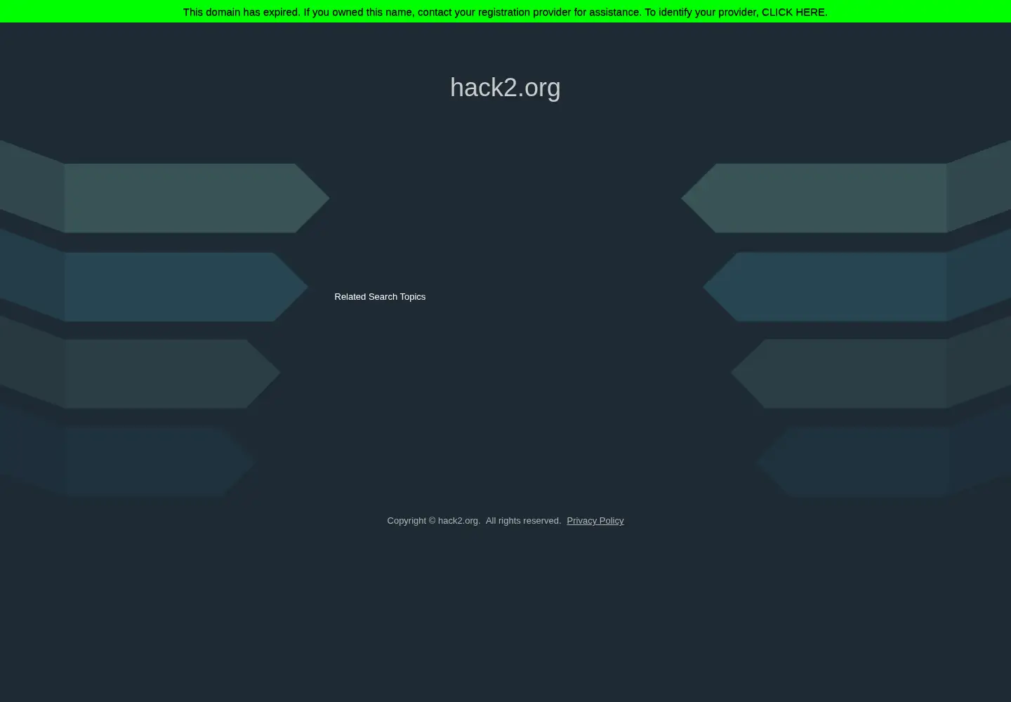 Screenshot of hack2.org