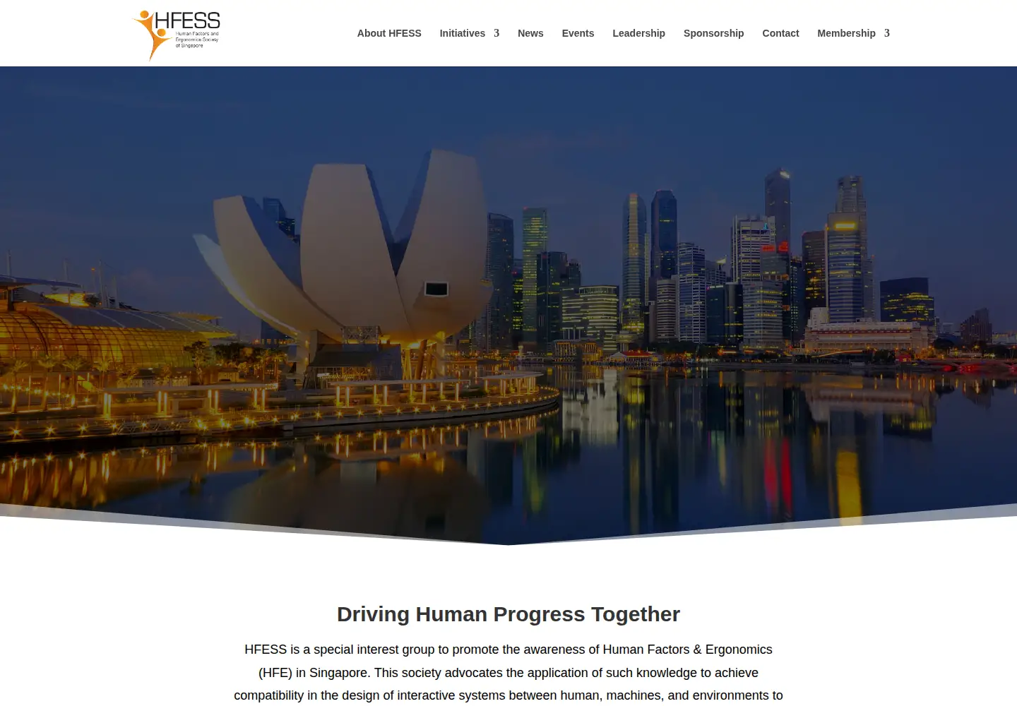 Screenshot of hfess.org