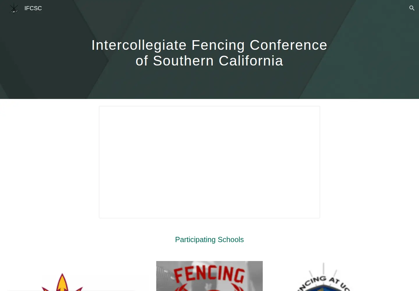 Captured homepage of ifcsc.org in the current scan
