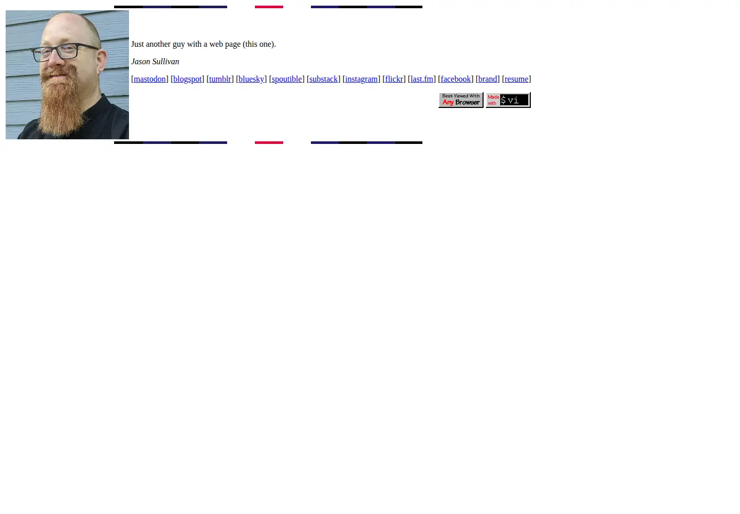 Captured homepage of jason0x21.org in the current scan