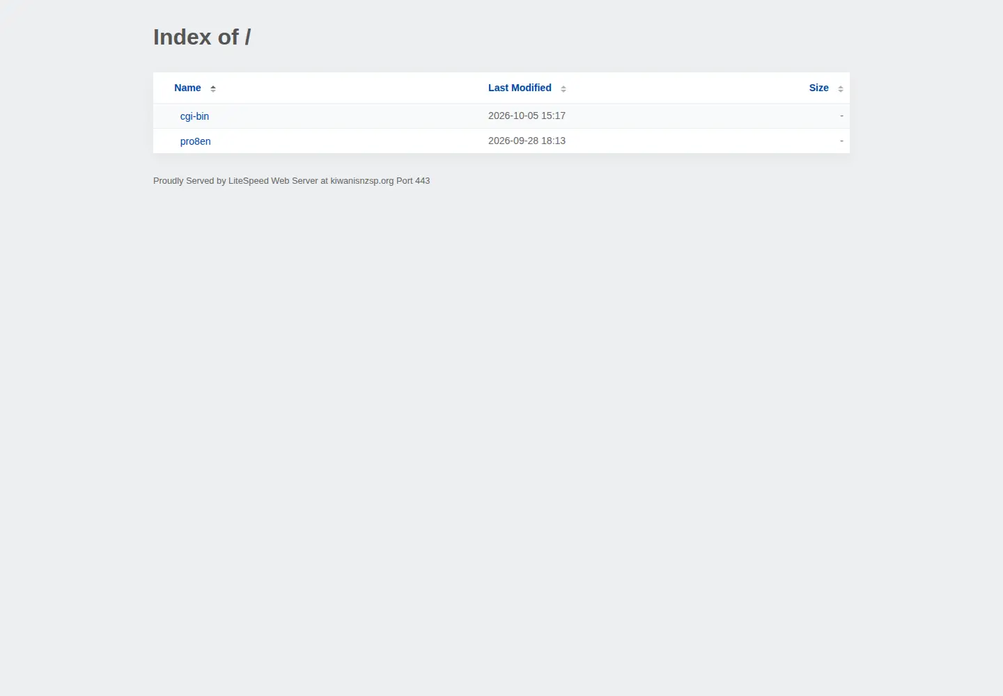 Screenshot of kiwanisnzsp.org