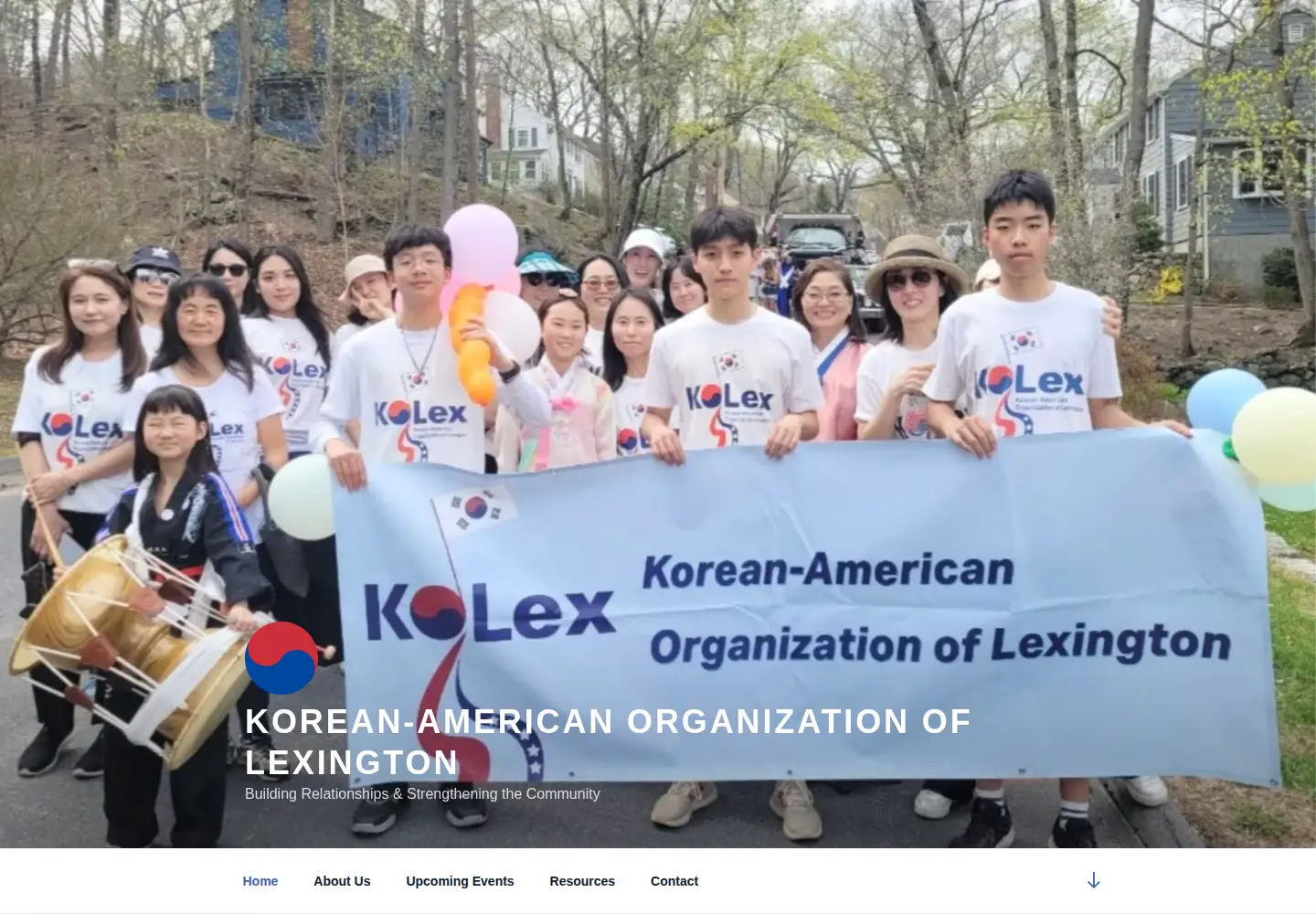 Captured homepage of kolex.org in the current scan