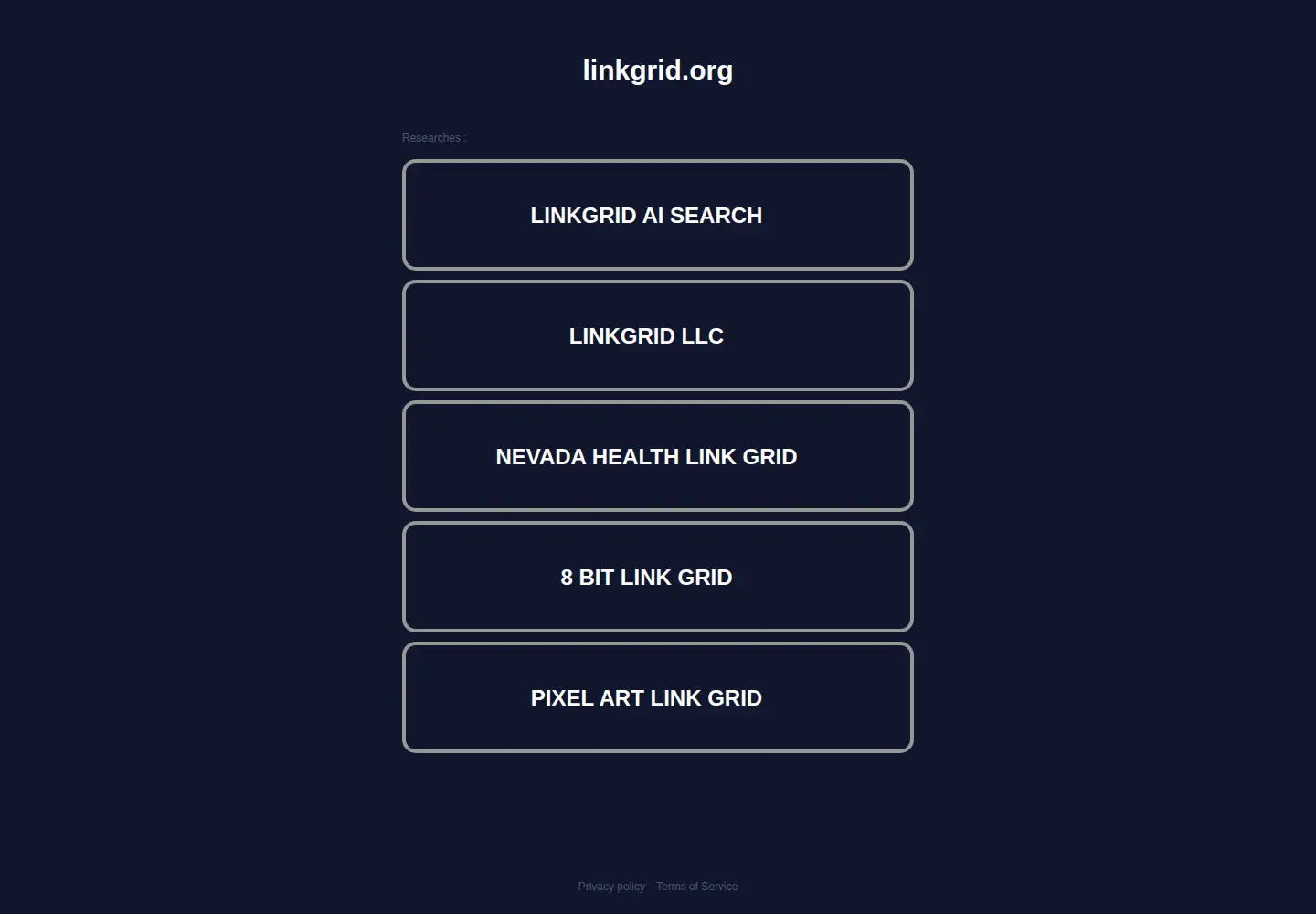 Screenshot of linkgrid.org