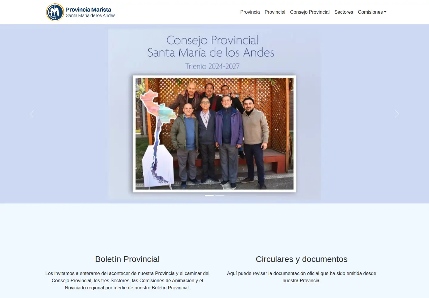Screenshot of maristas-smla.org