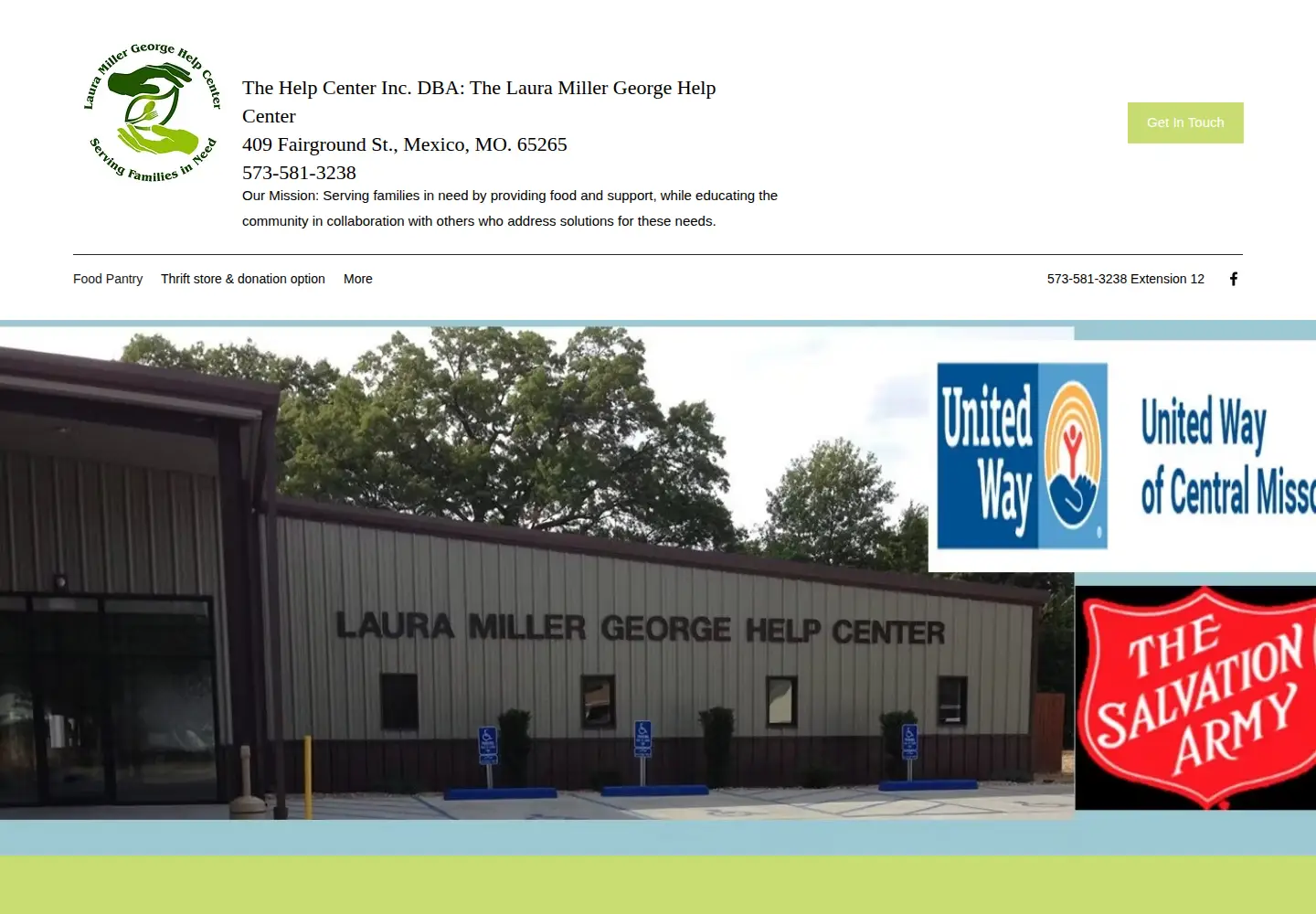 Screenshot of mexicohelpcenter.org