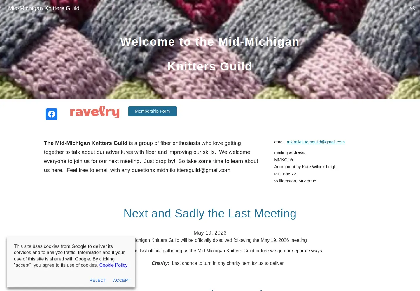 Captured homepage of mmkg.org in the current scan