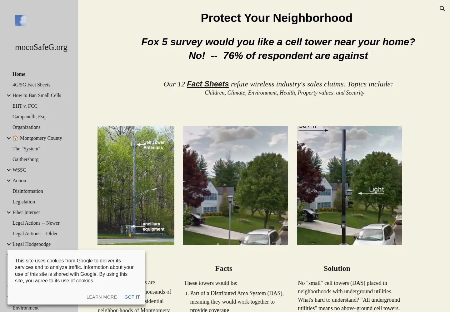 Screenshot of mocosafeg.org