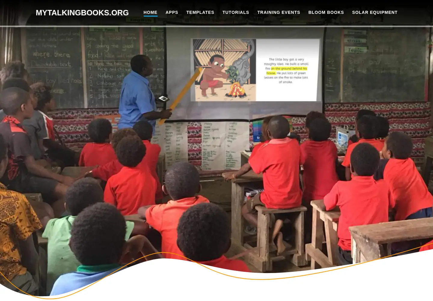 Screenshot of mytalkingbooks.org