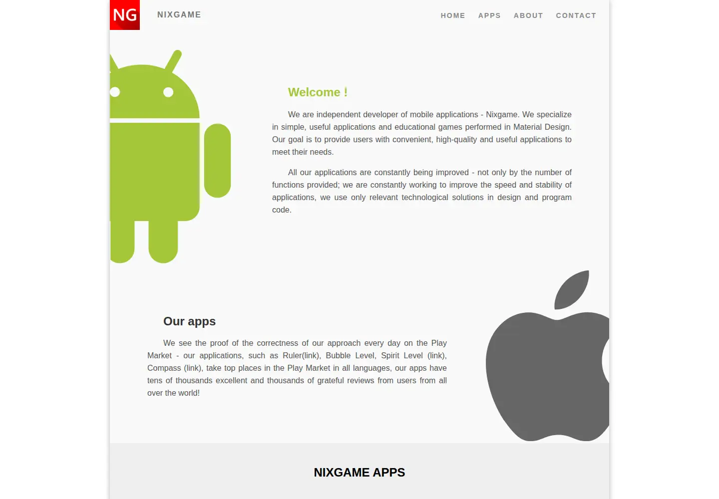 Screenshot of nixgame.org
