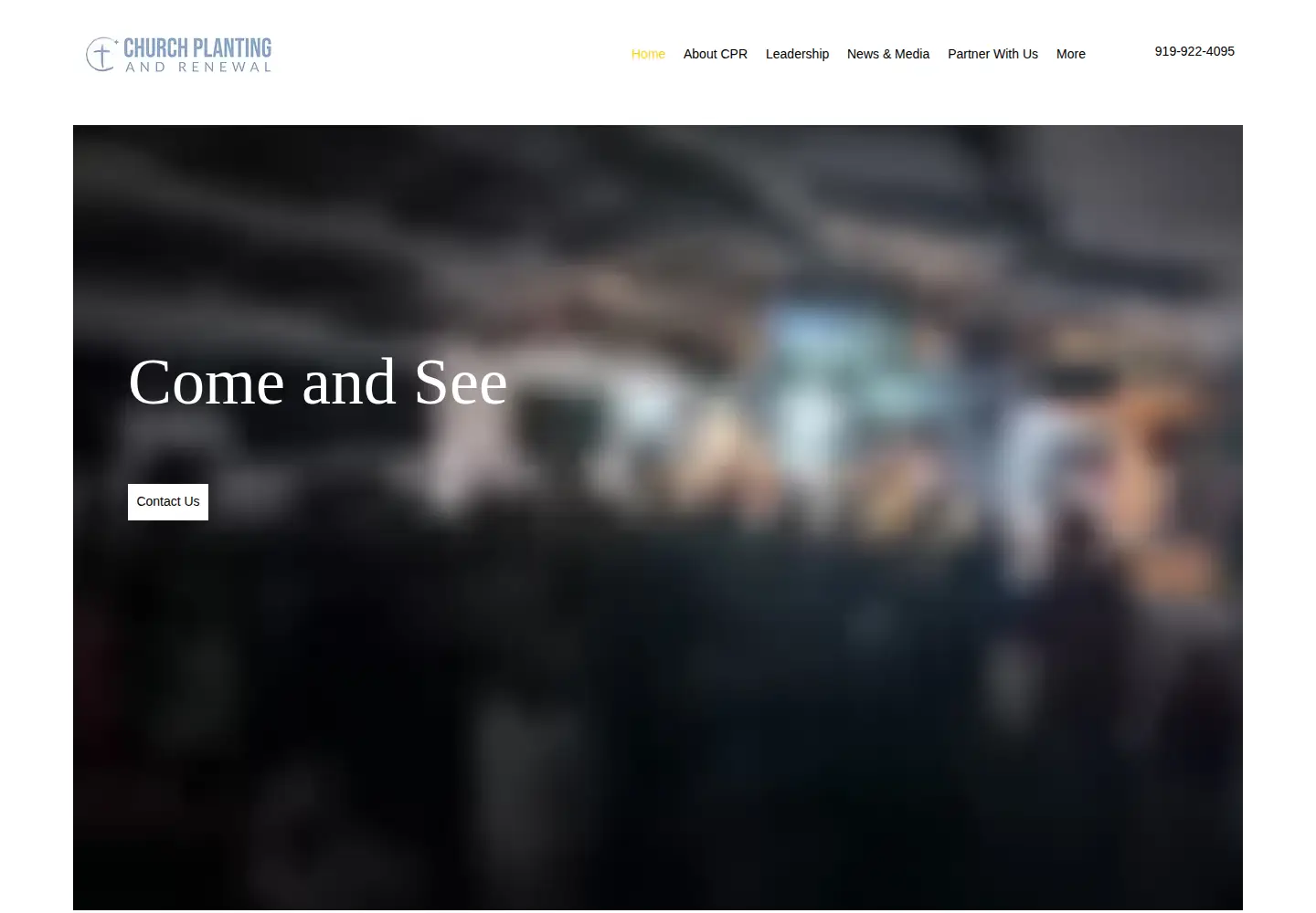 Captured homepage of ofwbcpr.org in the current scan