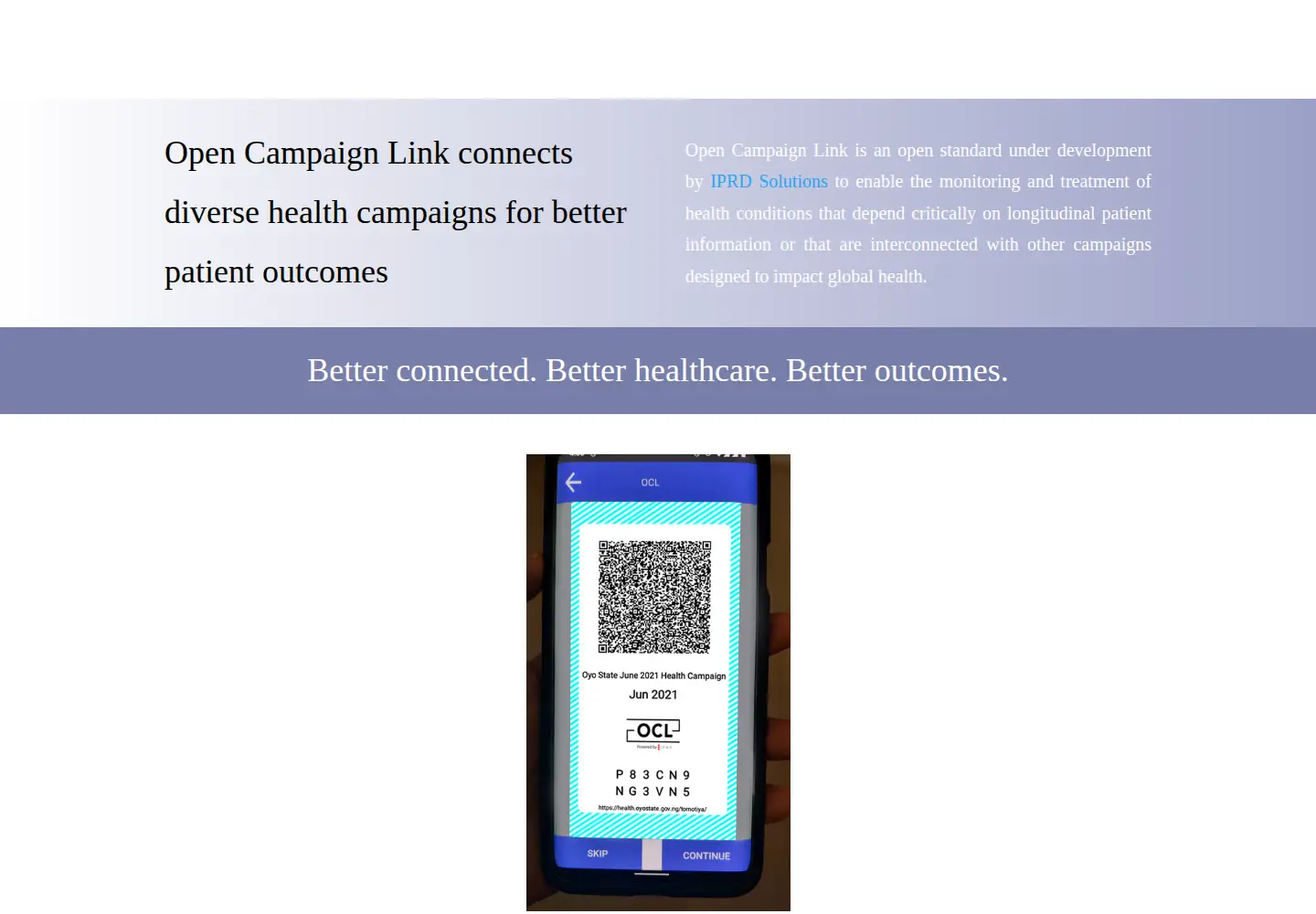 Screenshot of opencampaignlink.org