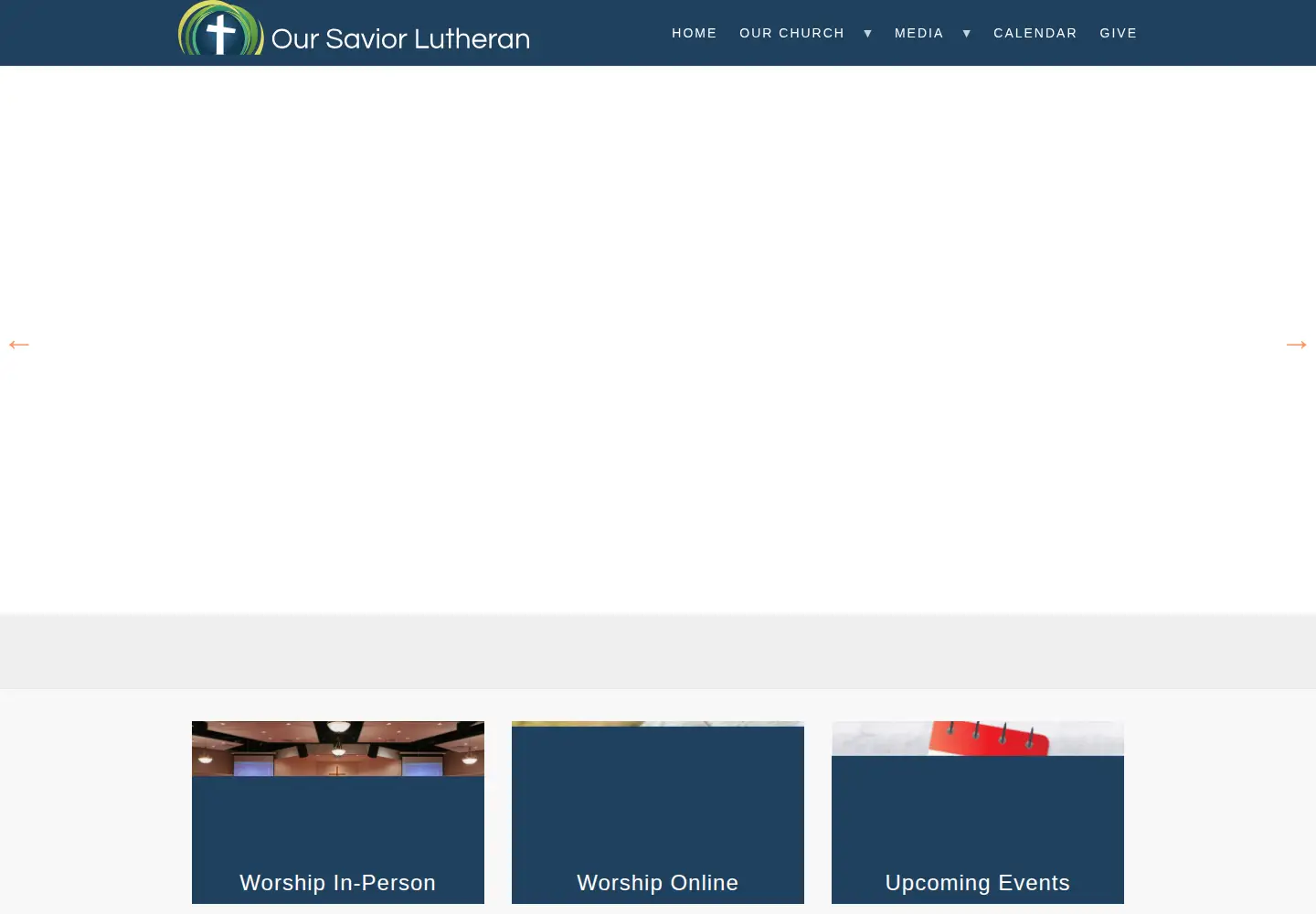 Captured homepage of osl-sa.org in the current scan