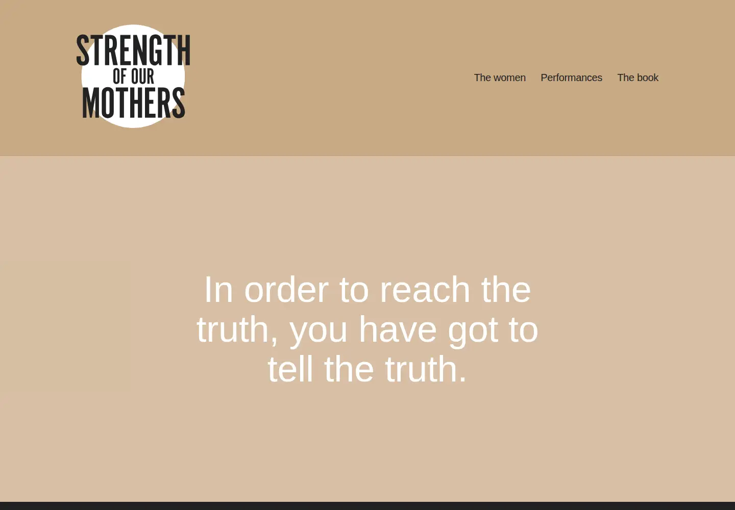Screenshot of ourmothers.org