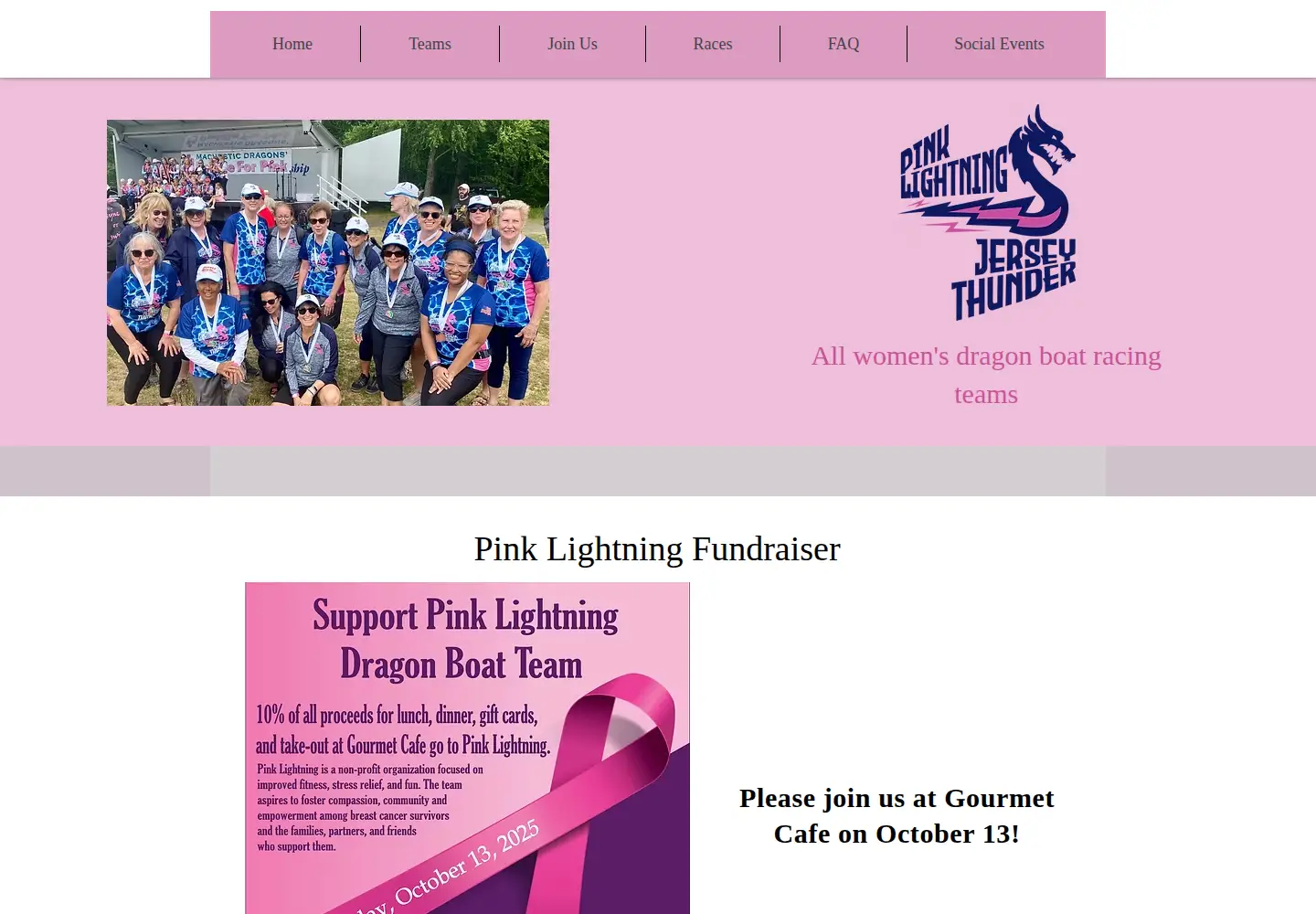 Screenshot of pink-lightning.org
