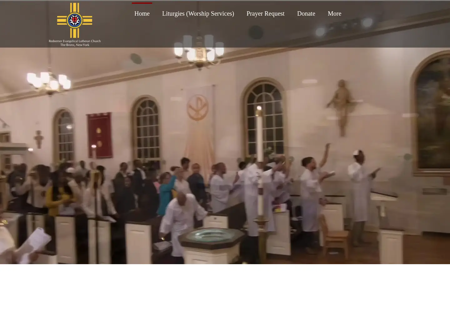 Screenshot of redeemerlutheranbronx.org