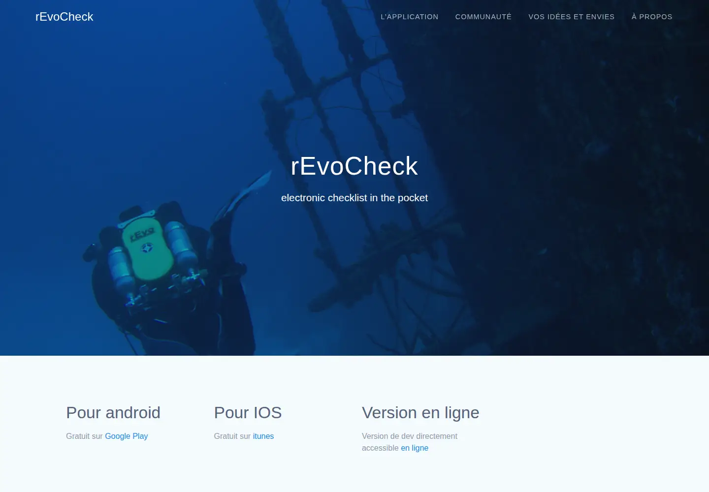 Captured homepage of revocheck.org in the current scan