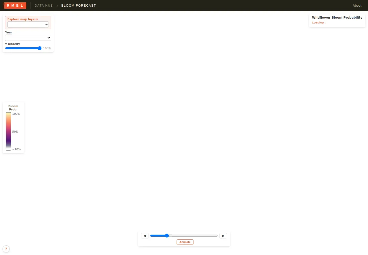 Captured homepage of rmblflowercast.org in the current scan