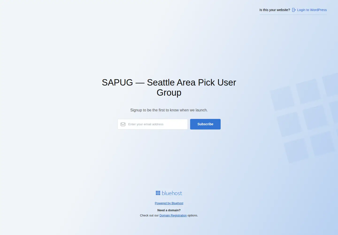 Screenshot of sapug.org