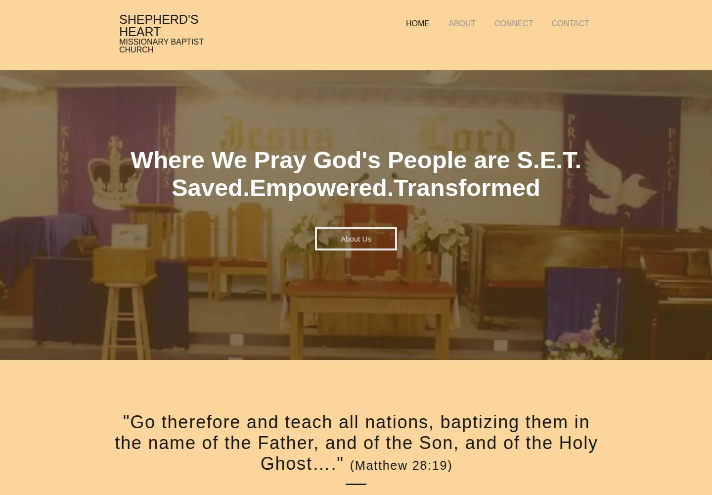 Screenshot of shepherdsheartmissionary.org