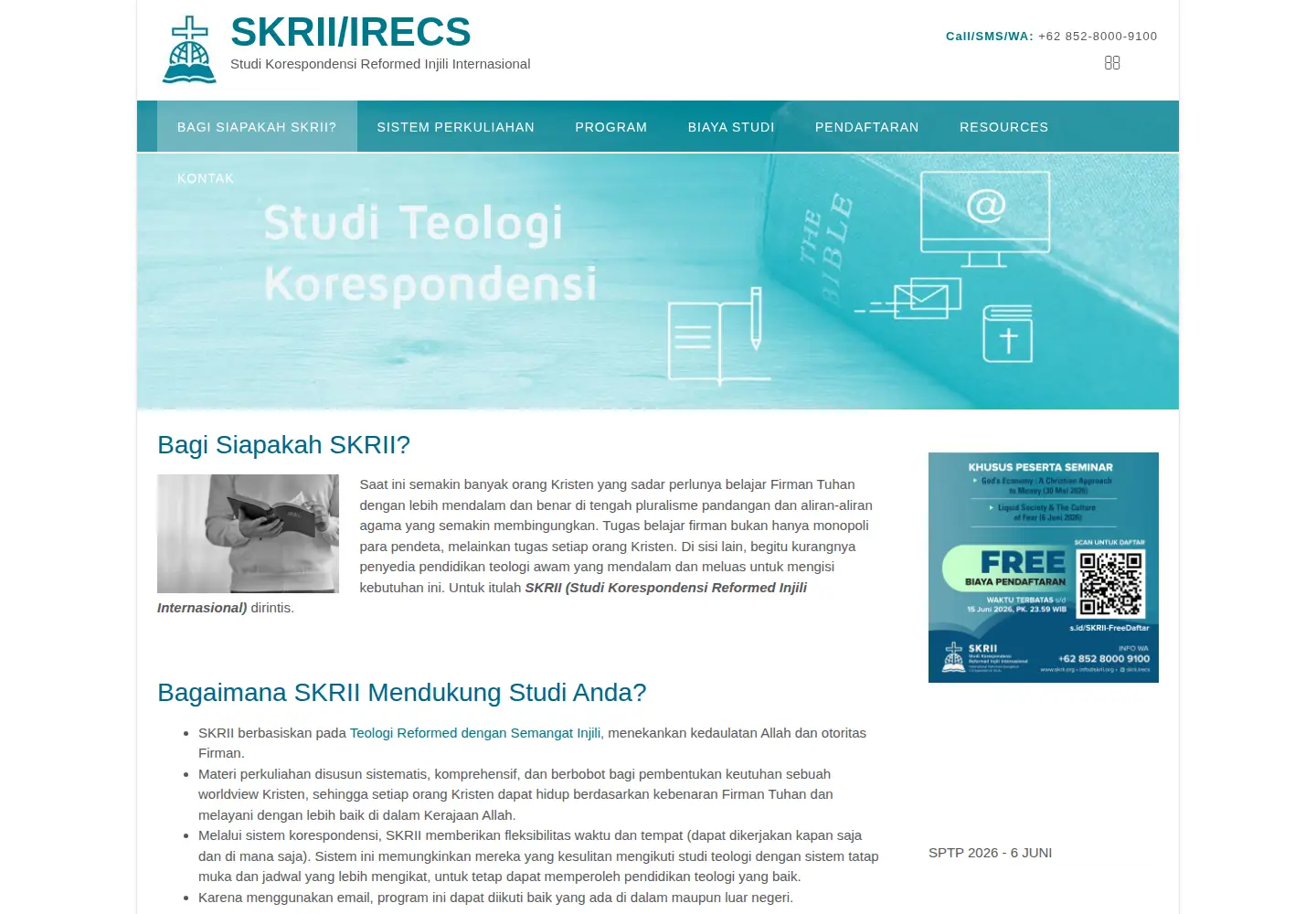 Screenshot of skrii.org