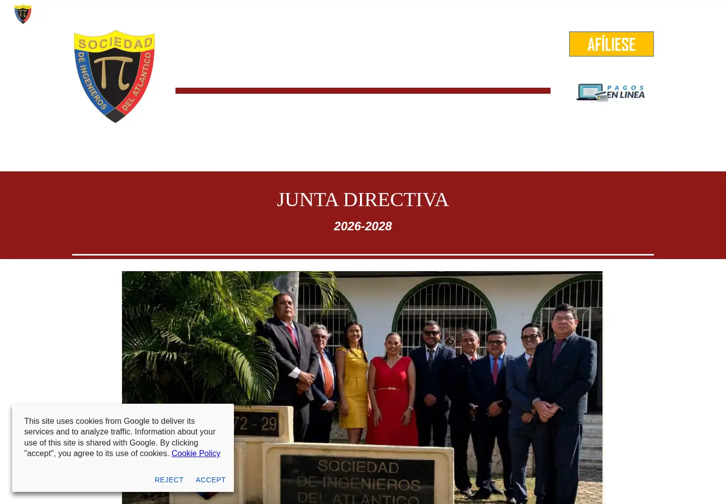 Captured homepage of soingatl.org in the current scan