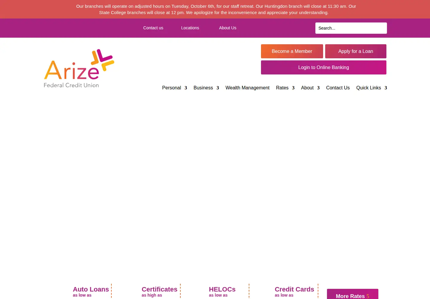 Screenshot of spefcu.org