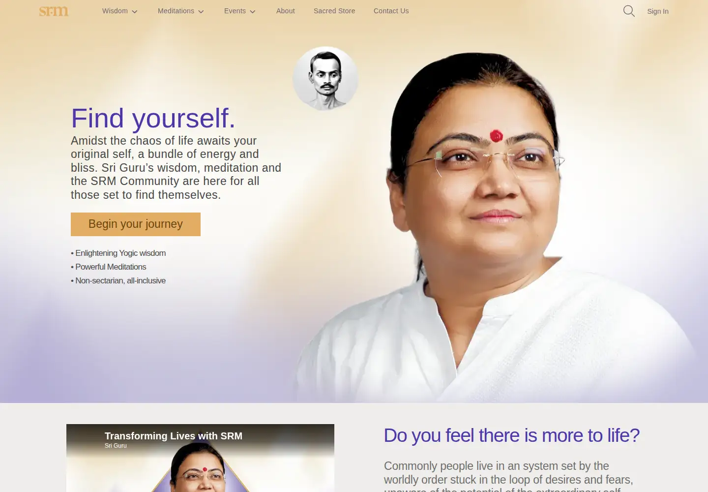 Captured homepage of srmdelhi.org in the current scan