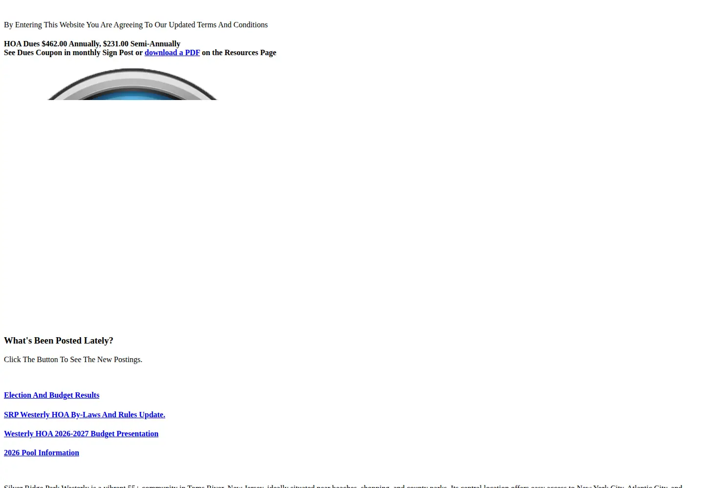 Screenshot of srpwesterlyhoa.org
