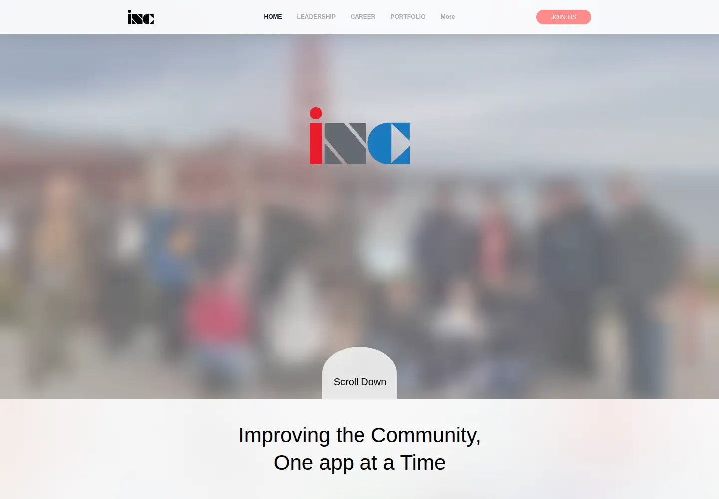 Captured homepage of sstinc.org in the current scan