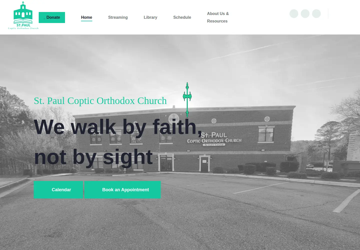 Captured homepage of stpaulatlanta.org in the current scan