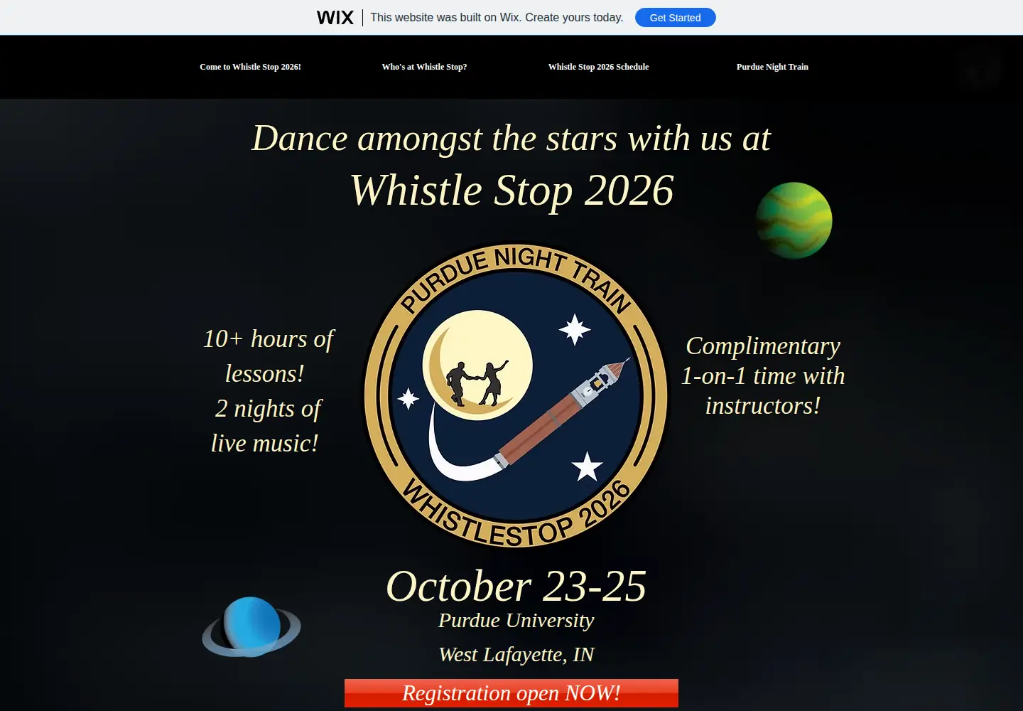 Screenshot of swingpurdue.org