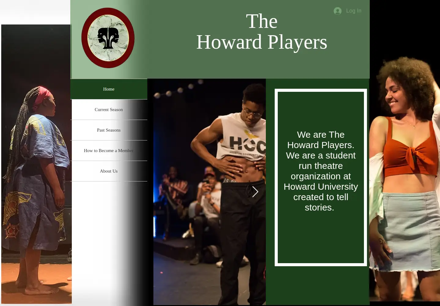 Screenshot of thehowardplayers.org