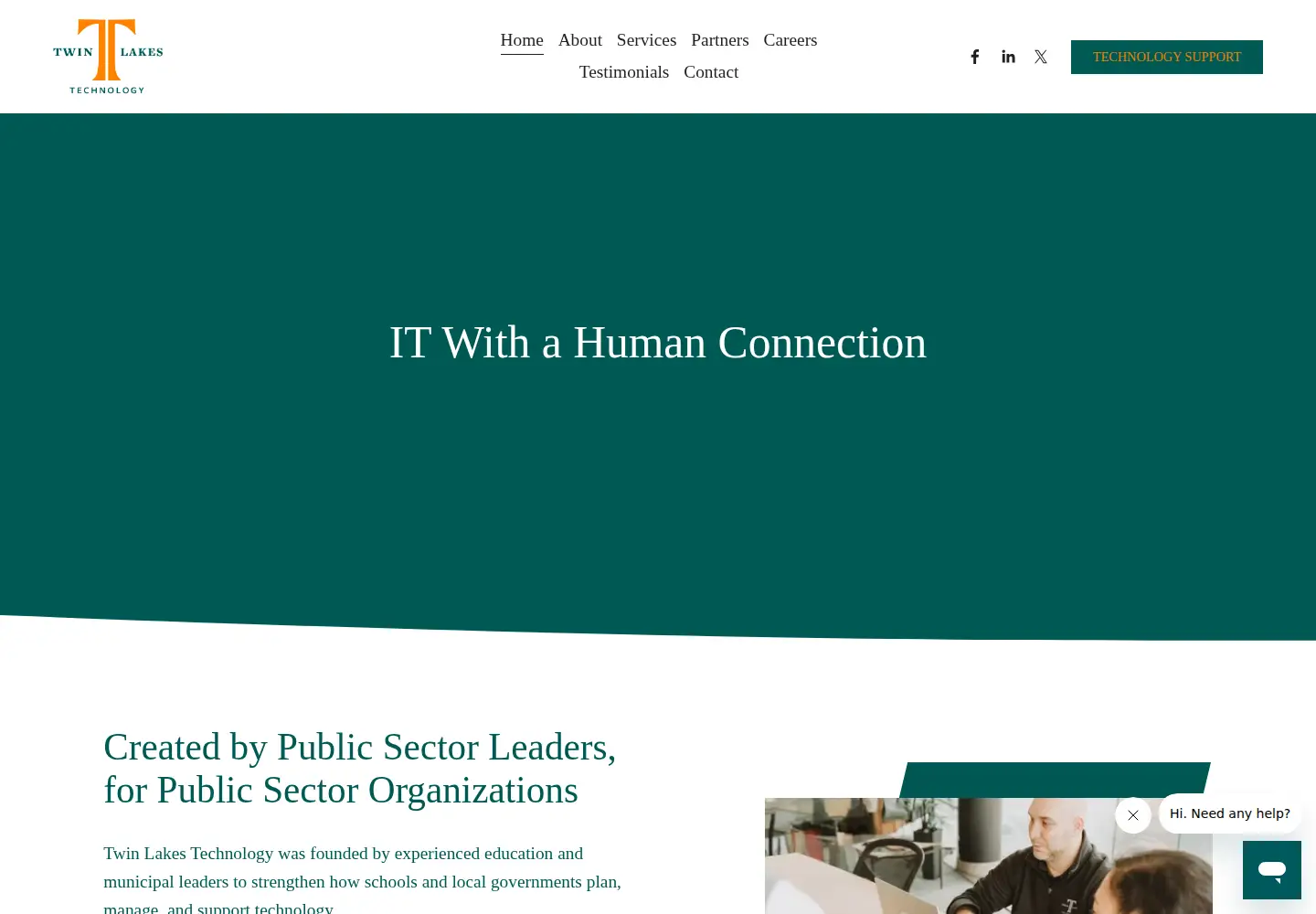 Screenshot of twinlakesllc.org
