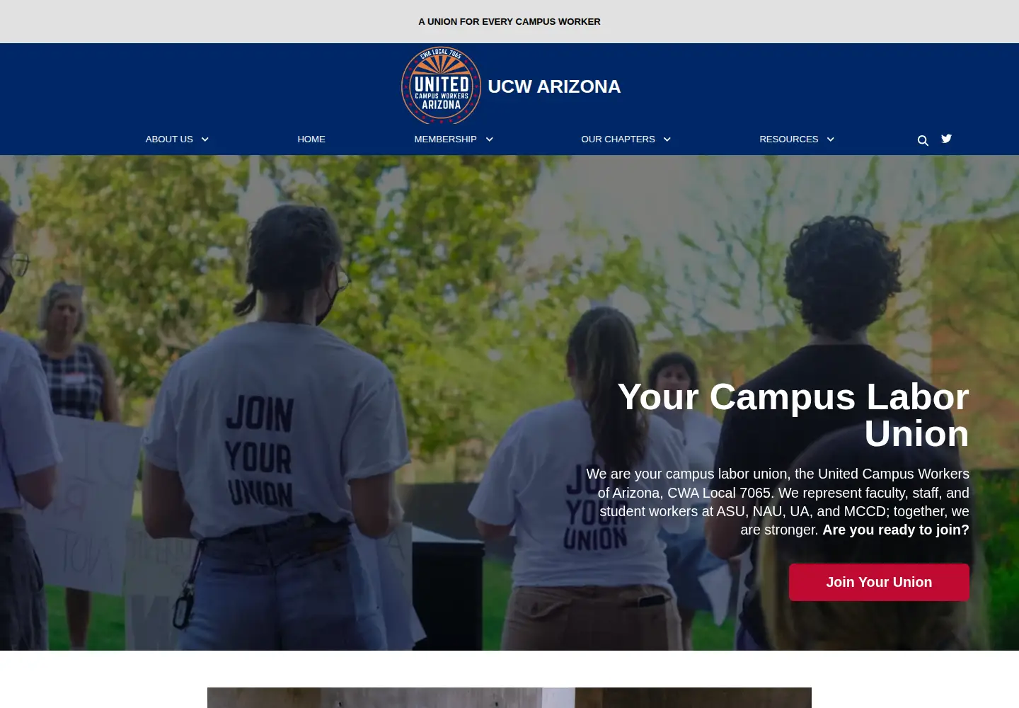 Screenshot of ucwaz.org