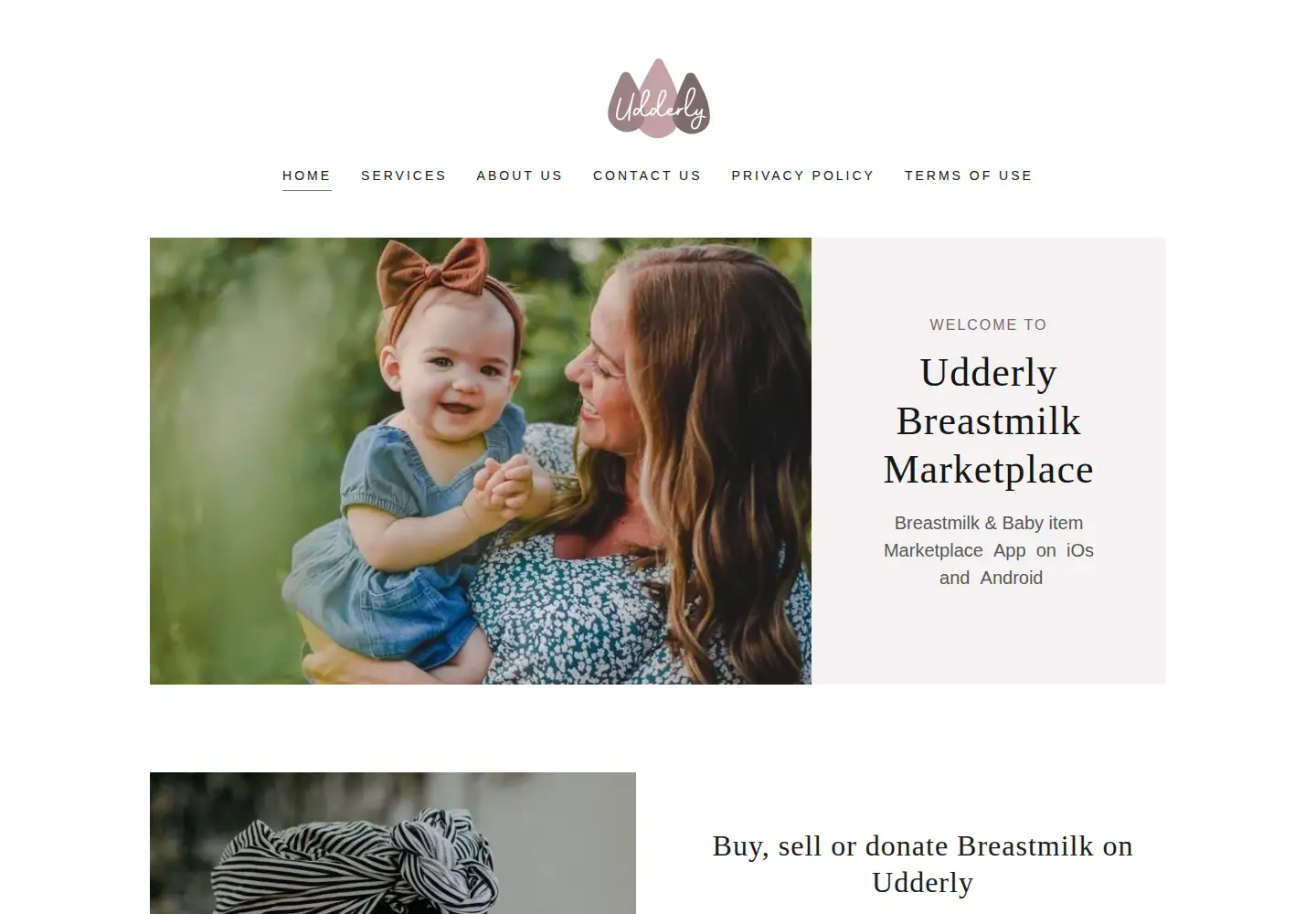 Screenshot of udderly.org