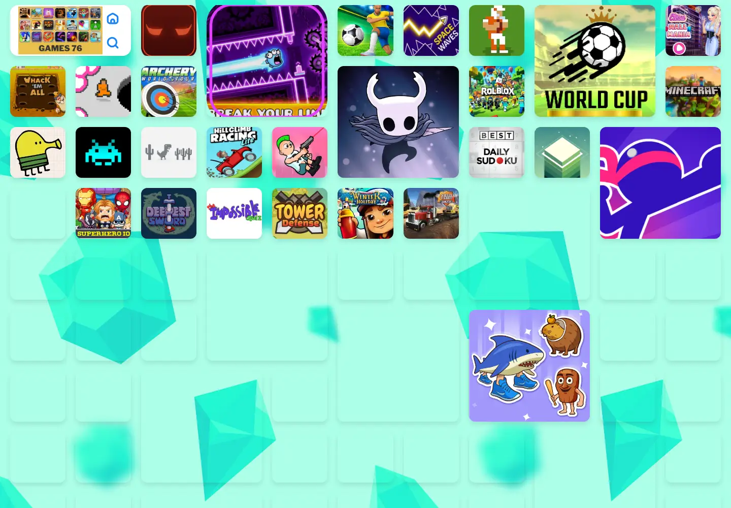Screenshot of unblockedgames-76.org