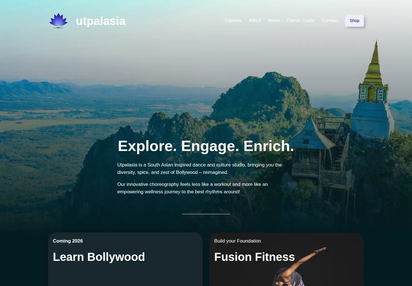 Screenshot of utpalasia.org
