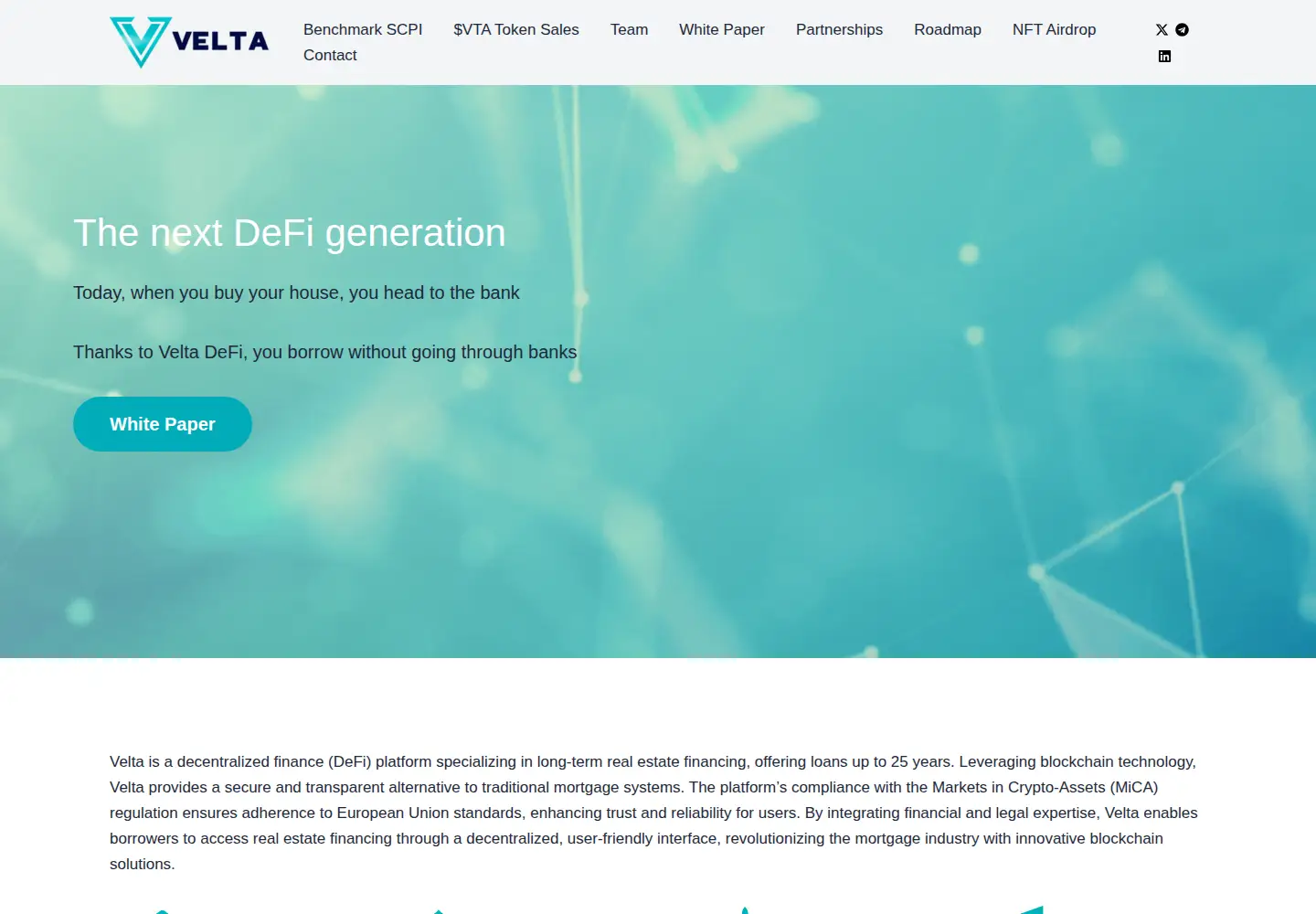 Screenshot of velta.org