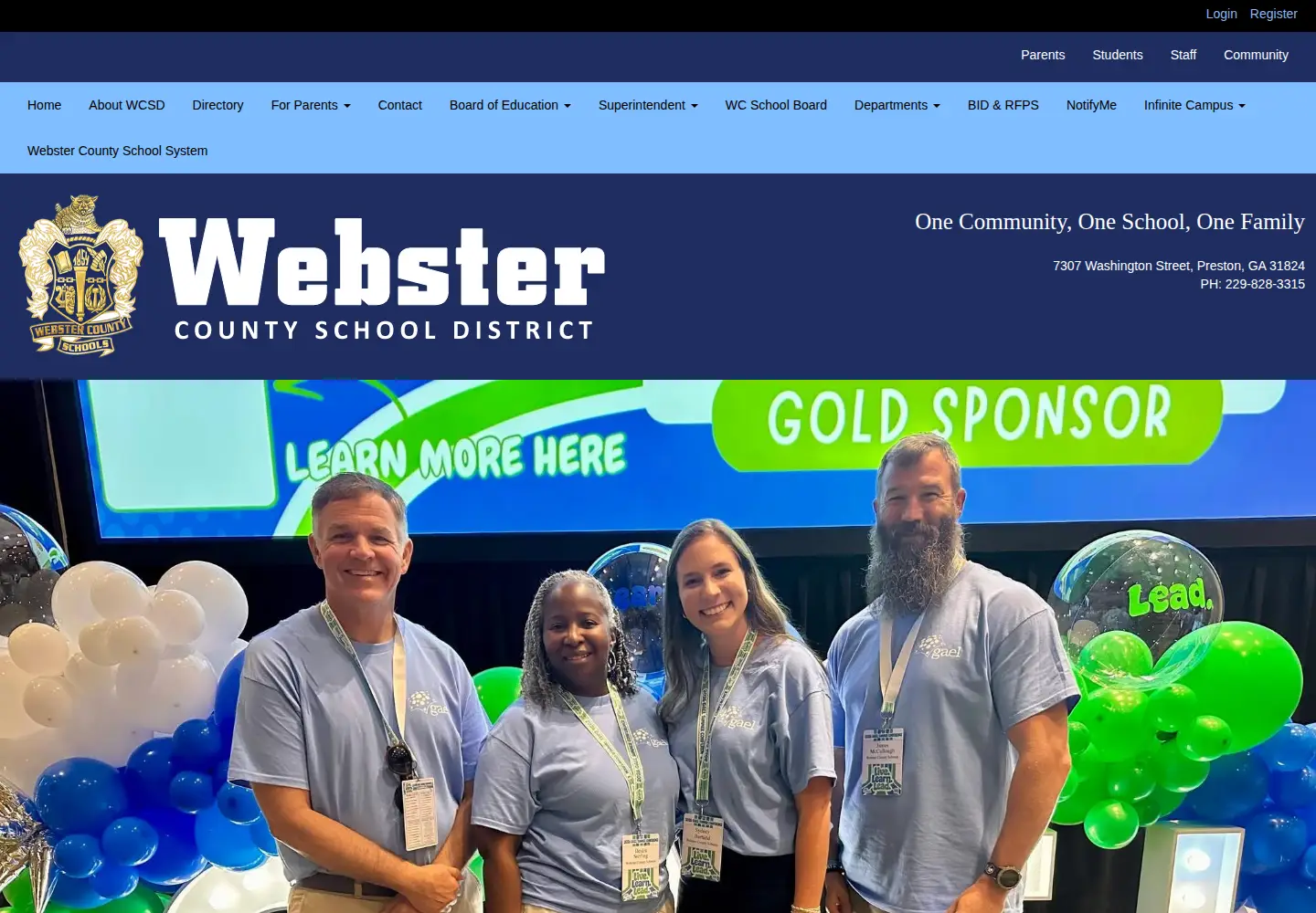 Screenshot of websterbobcats.org
