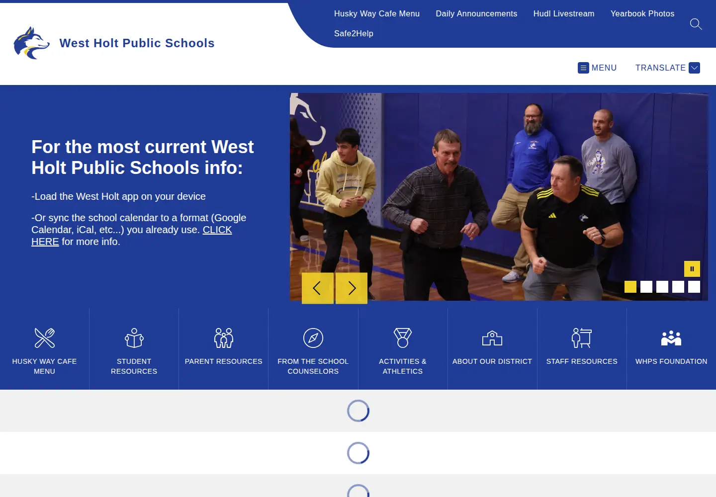 Screenshot of westholtps.org