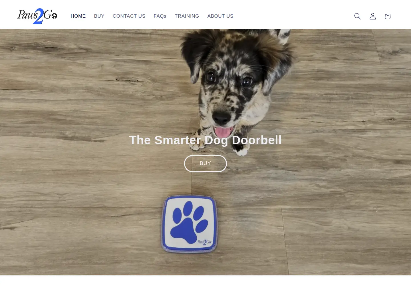 Screenshot of paws2go.pet