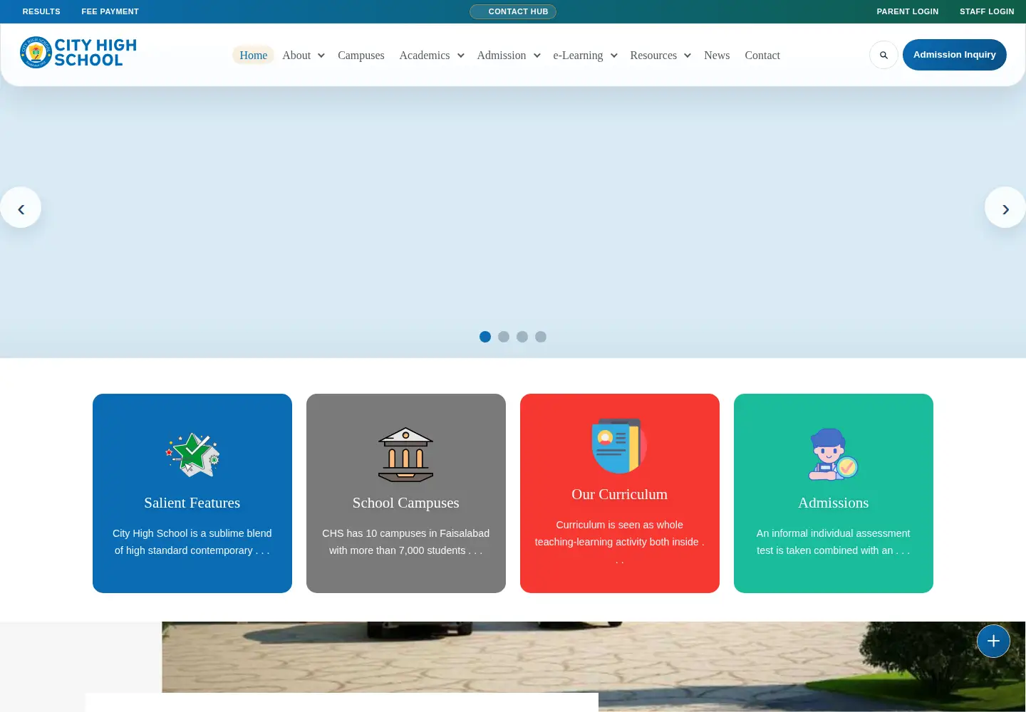 Screenshot of cityhighschool.edu.pk