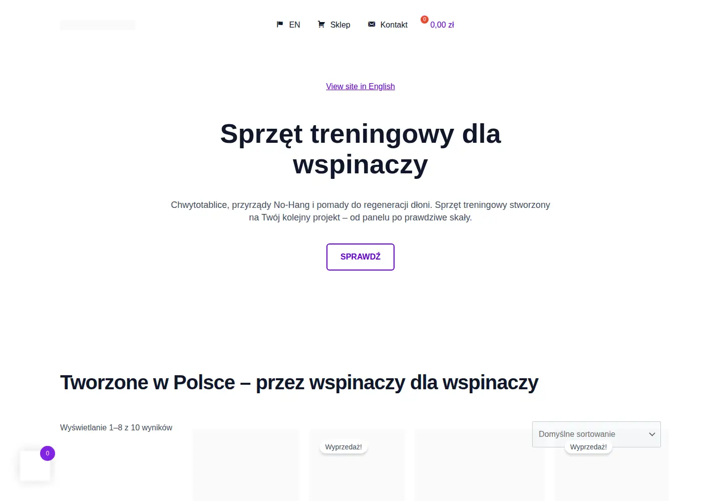 Screenshot of chwyto.pl