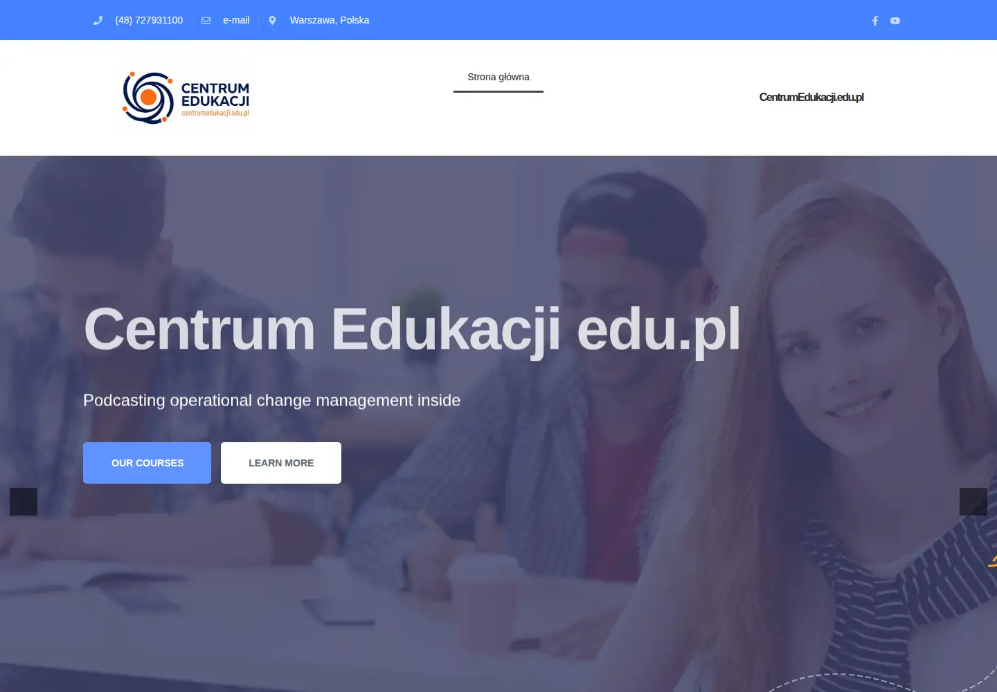 Screenshot of centrumedukacji.edu.pl