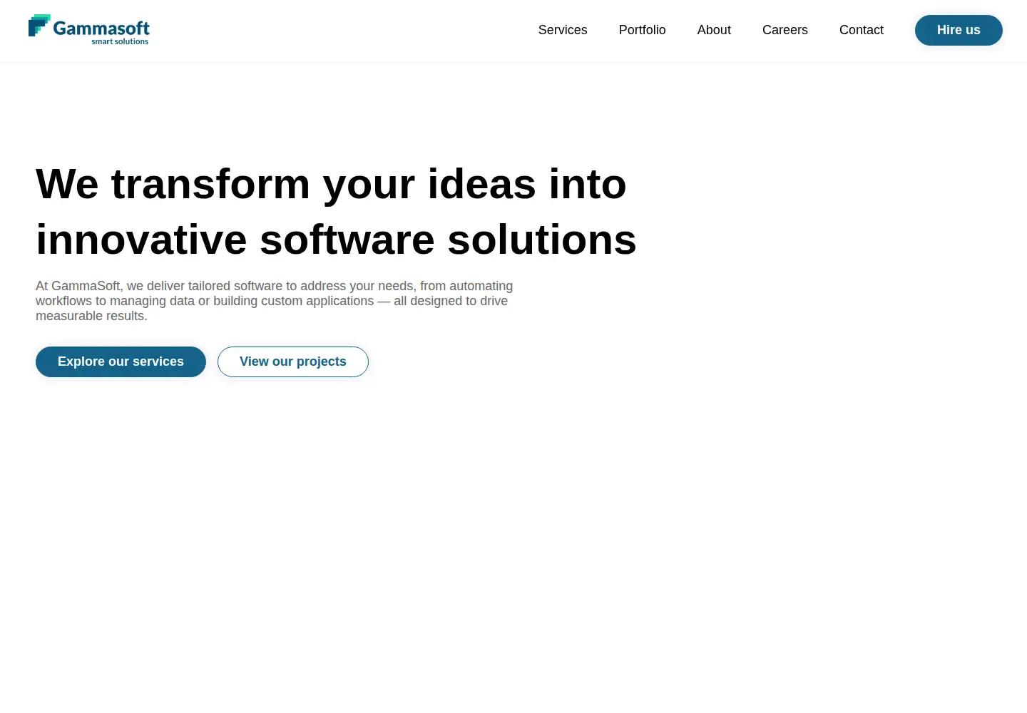 Screenshot of gammasoft.pl