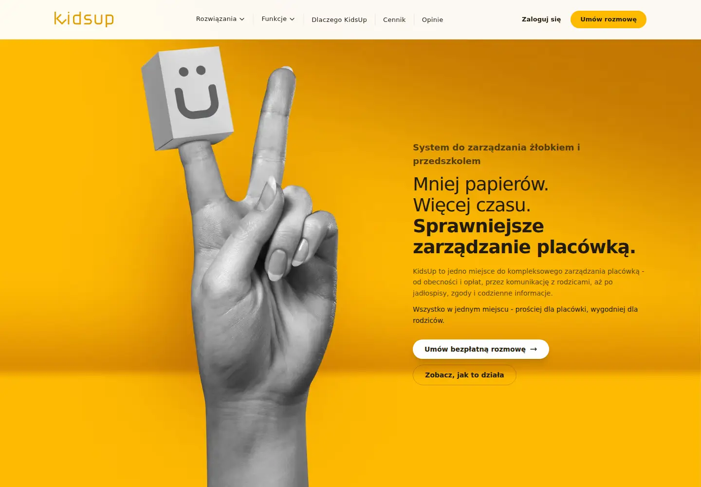 Captured homepage of kidsup.pl in the current scan