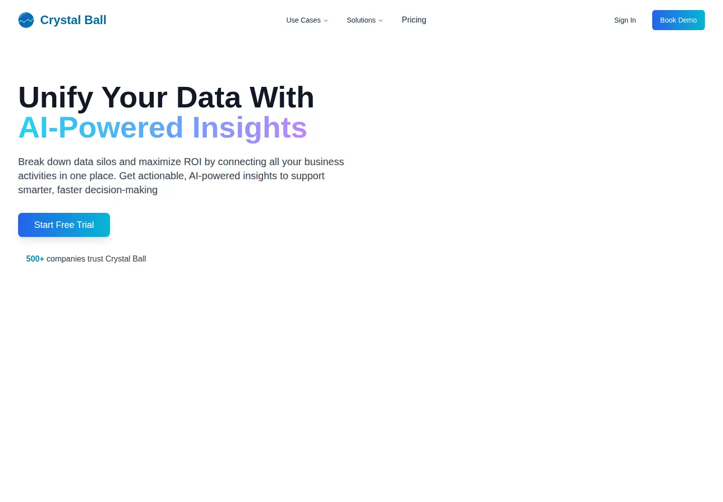 Screenshot of crystalball.pro