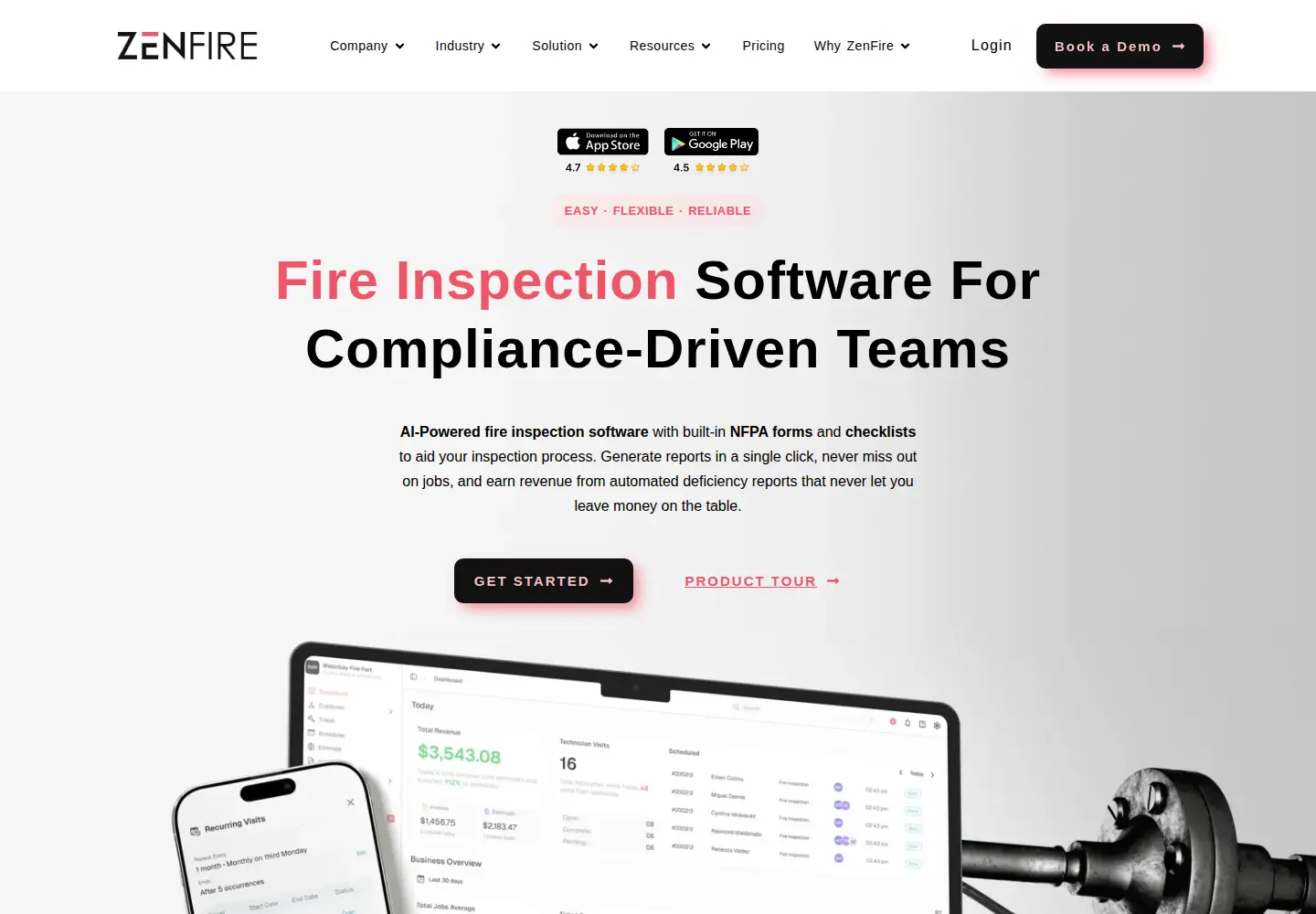 Screenshot of zenfire.pro